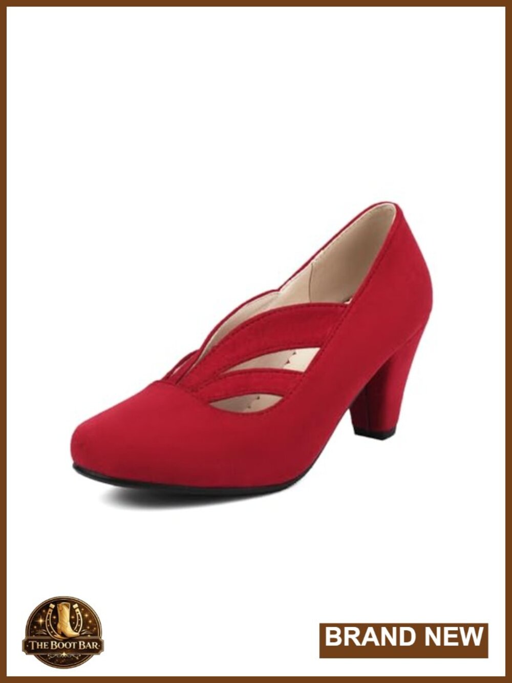 Women's Mary Jane Vintage Heels 1920s Pumps Closed Round Toe Retro Shoes